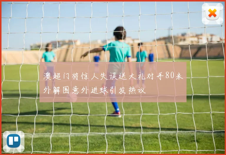 澳超门将惊人失误送大礼对手80米外解围意外进球引发热议
